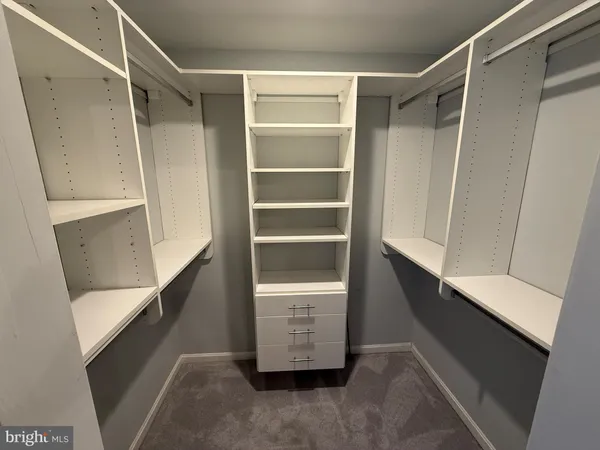 a view of walk in closet