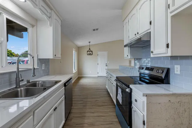 a close view of stove top oven