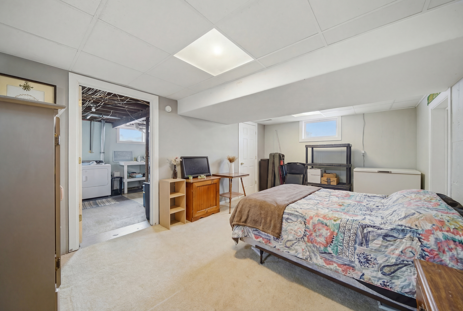 27754 Elm Road Milledgeville, IL 61051 - Photo 27 of 28 a bedroom with a bed and a large window