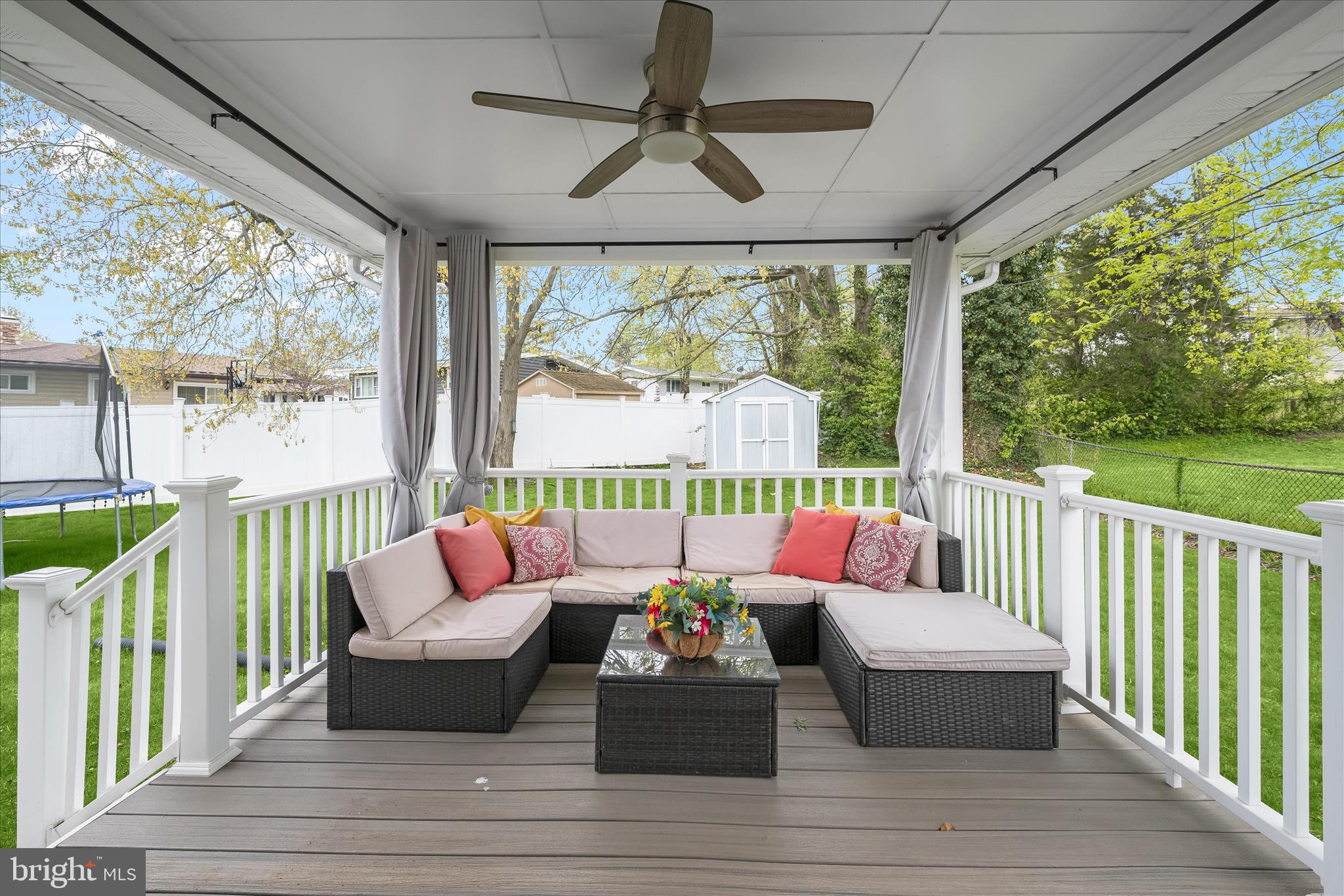 9713 Tulsemere Road Randallstown, MD 21133 - Photo 6 of 44 Expansive porch / fenced backyard