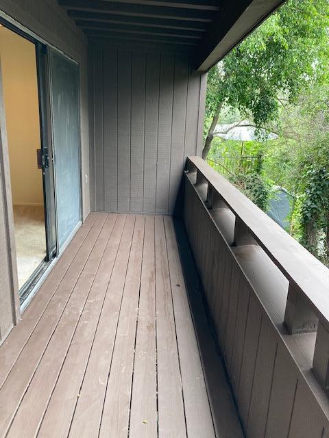 ** Cheltenham Road Santa Barbara, CA 93105 - Photo 3 of 9 a balcony with wooden floor