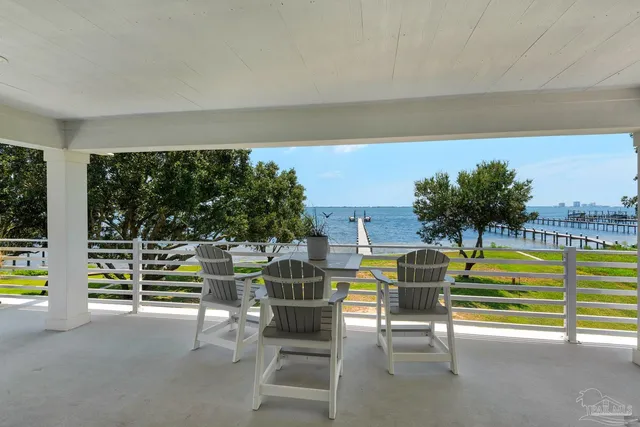 a view of a large body of water