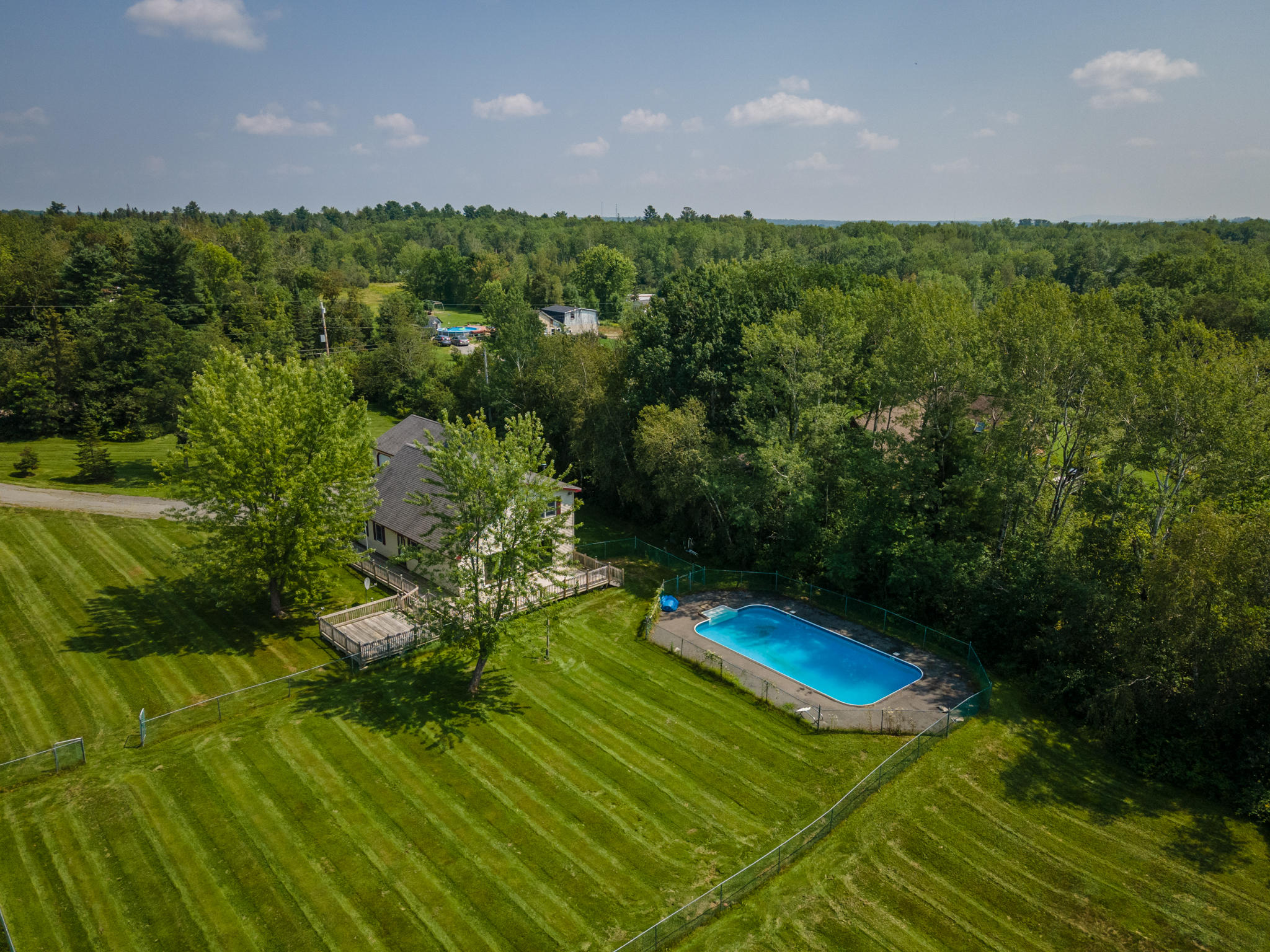 334 Hudson Road Glenburn, ME 04401 - Photo 47 of 50 Aerial overview...