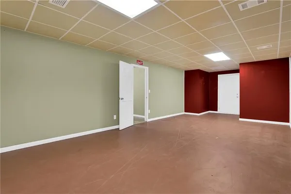 a view of empty room