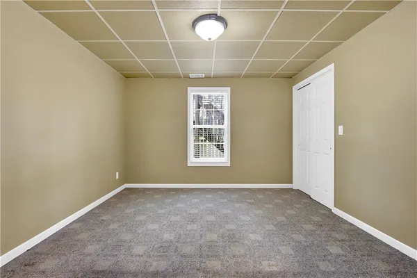 a view of room with window