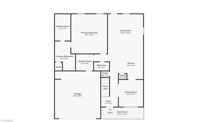 $2,465 | 5955 Odenton Lane, Pfafftown, NC 27040
