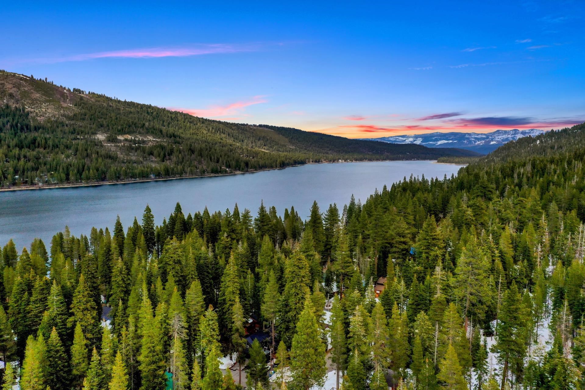 15501 Conifer Drive Truckee, CA 96161 - Photo 4 of 28 a view of lake with mountain in background