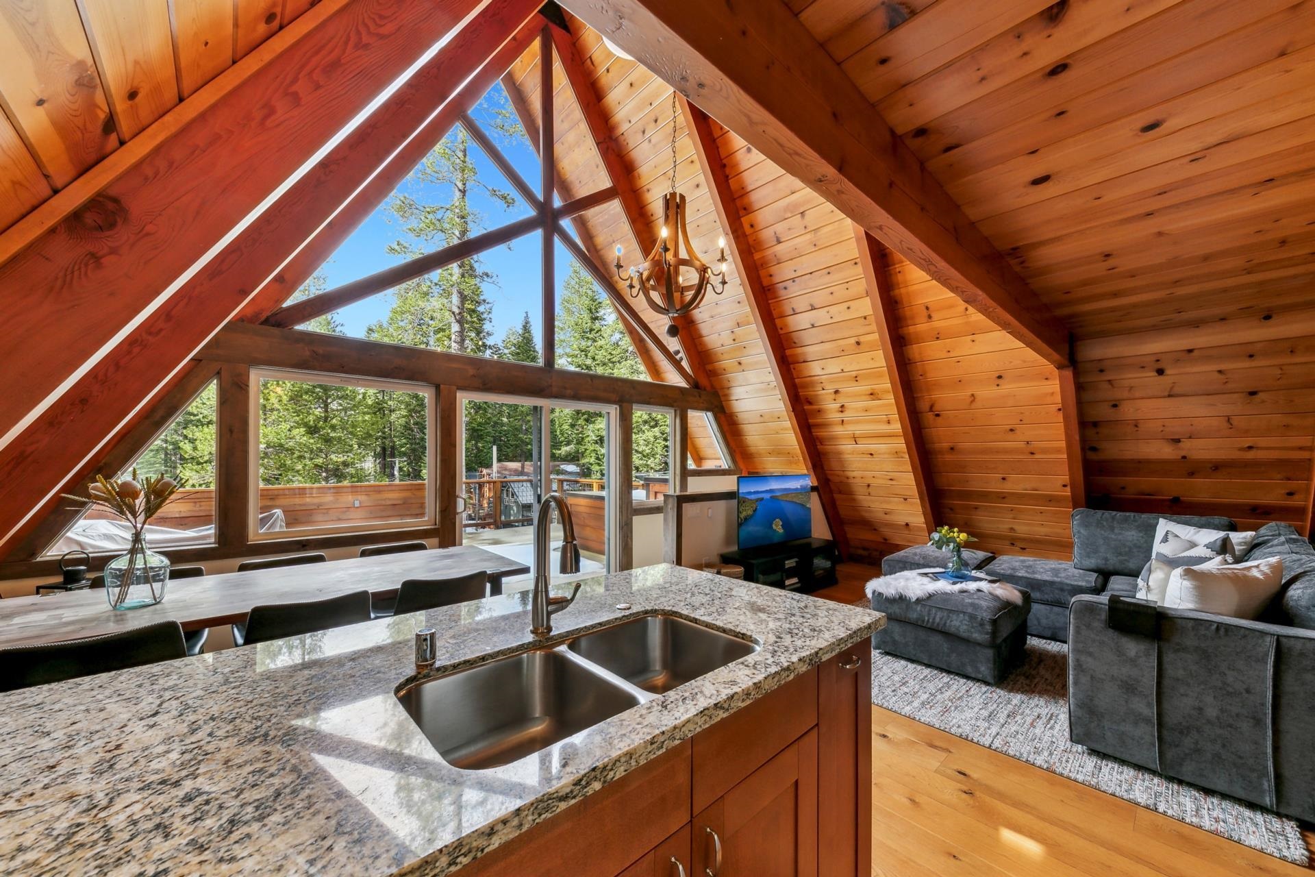 15501 Conifer Drive Truckee, CA 96161 - Photo 8 of 28 a kitchen with a sink and a window