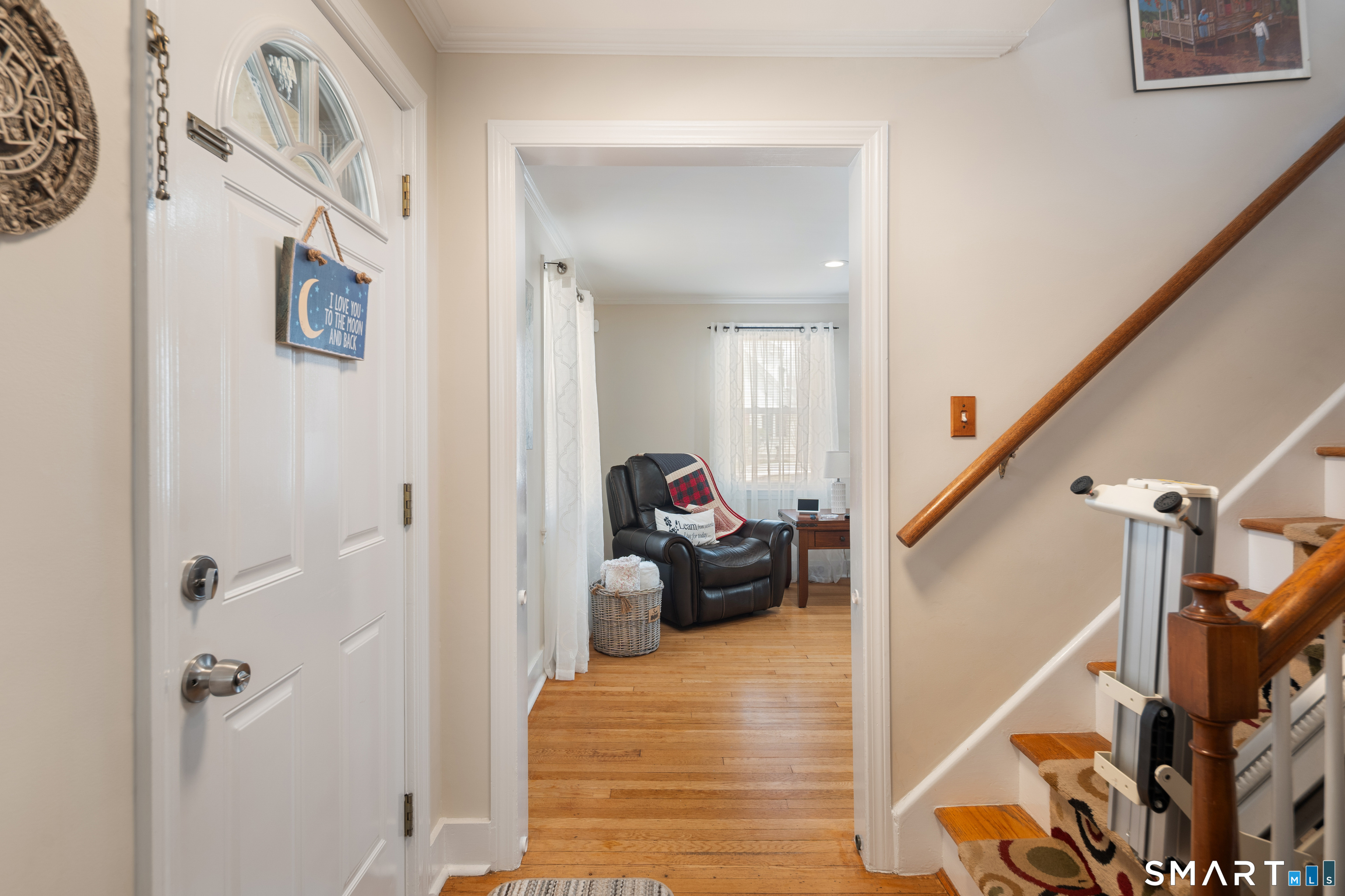 135 Laurel Place Bridgeport, CT 06604 - Photo 13 of 35 a view of a hallway view with staircase