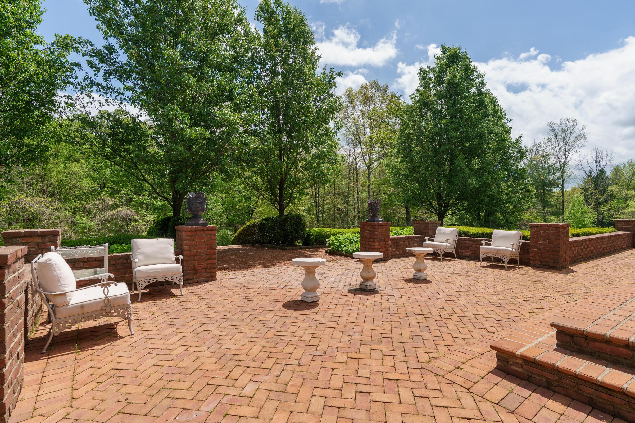 5000 Kitzmiller Road New Albany, OH 43054 - Photo 16 of 56 Formal Boxwood Gardens with Stone Walks and Brick Terraces