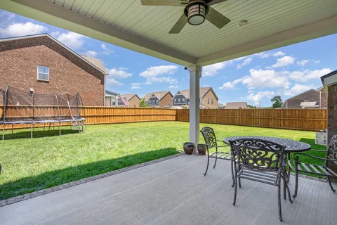 a view of outdoor space with seating