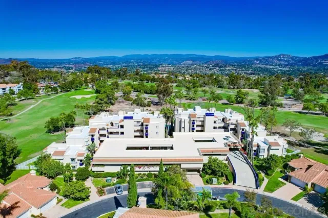 a view of a city with a lake view