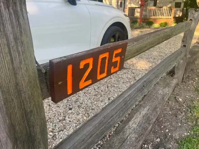 a view of a street sign