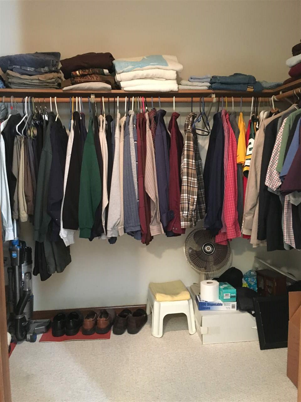 3289 North Trainer Road Rockford, IL 61114 - Photo 11 of 19 a view of walk in closet with clothes and shoes