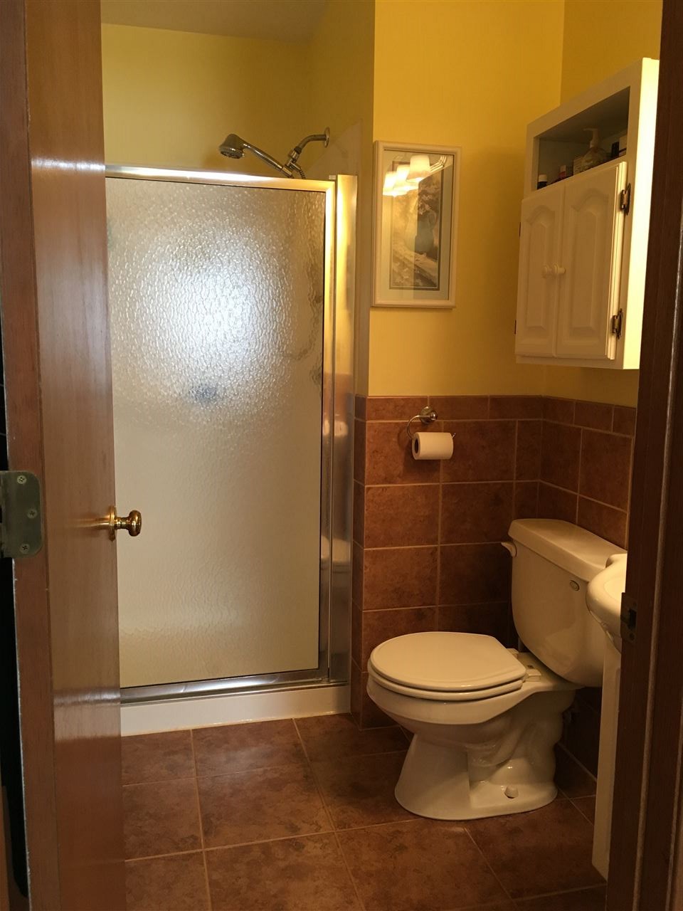 3289 North Trainer Road Rockford, IL 61114 - Photo 10 of 19 a bathroom with a toilet and a shower