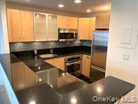 2 Richmond Road, Unit 4O Lido Beach, NY 11561 - Photo 4 of 18 a kitchen with granite countertop a stove a microwave a sink and a refrigerator