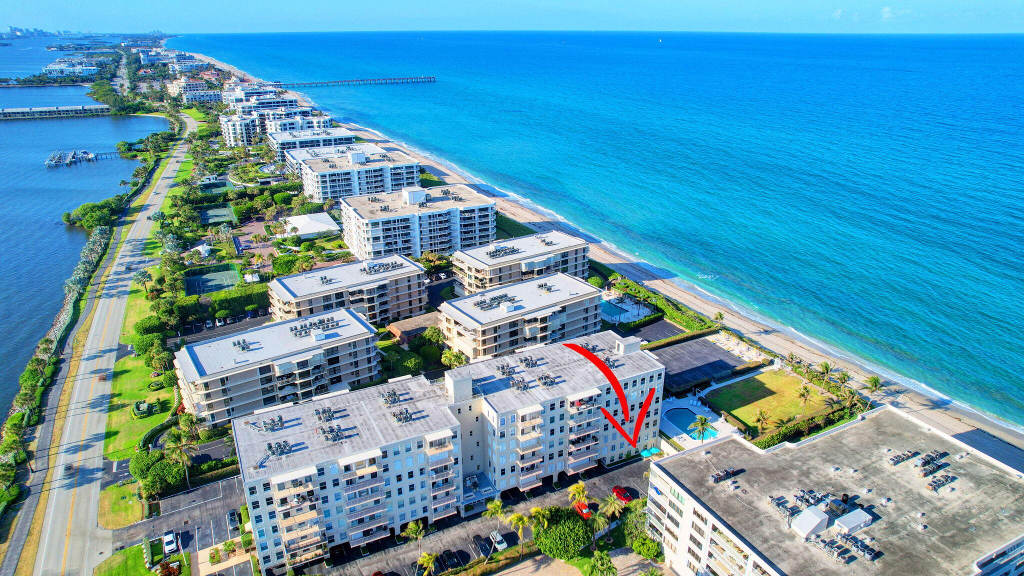 3230 South Ocean Boulevard, Unit C100 Palm Beach, FL 33480 - Photo 1 of 49 an aerial view of a house