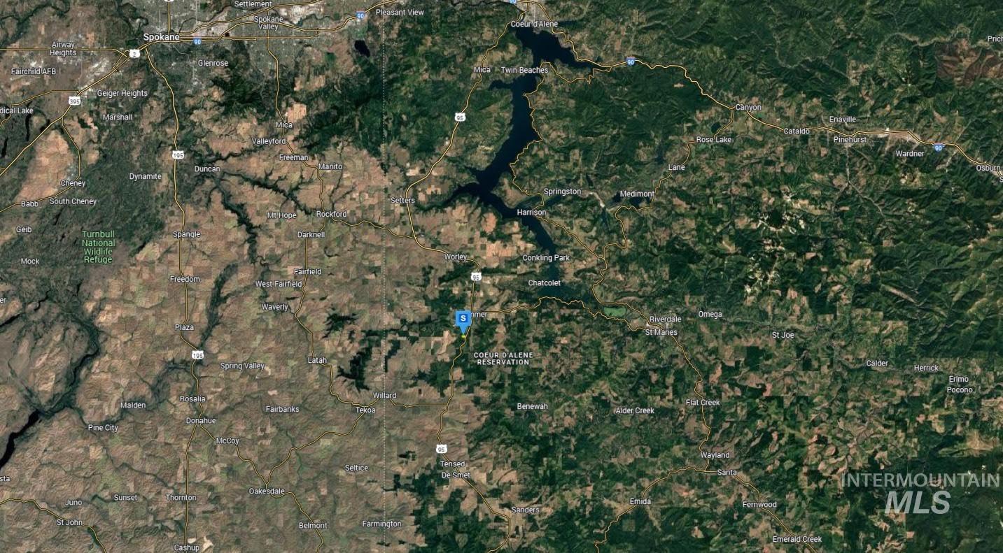 393750 Highway 95 Plummer, ID 83851 - Photo 4 of 4 Aerial map of property and surrounding area