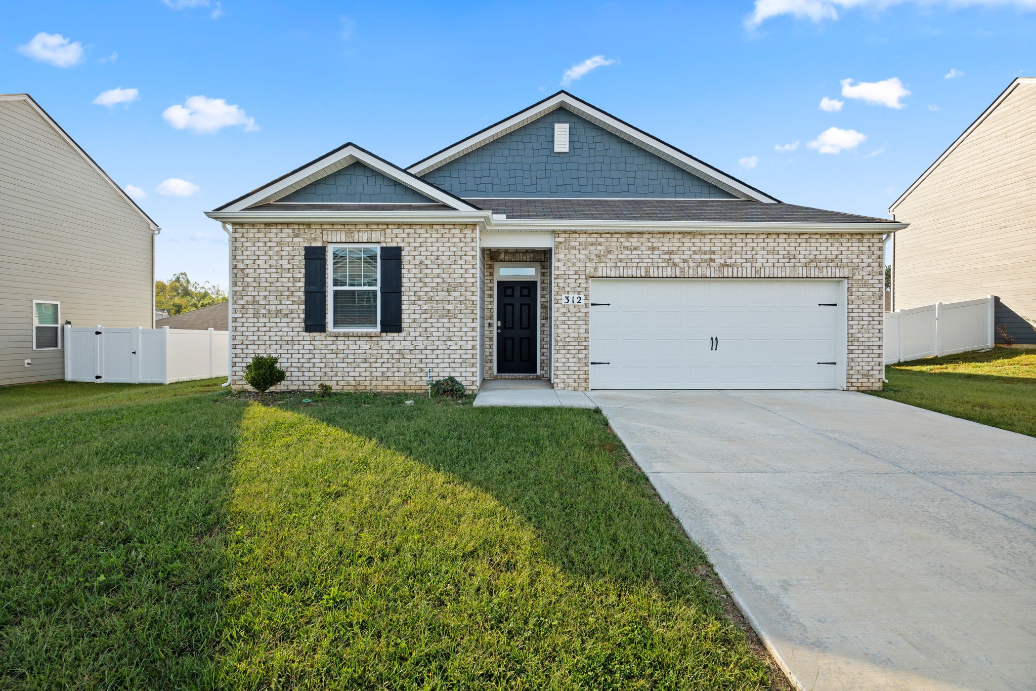 a view of a house with garden