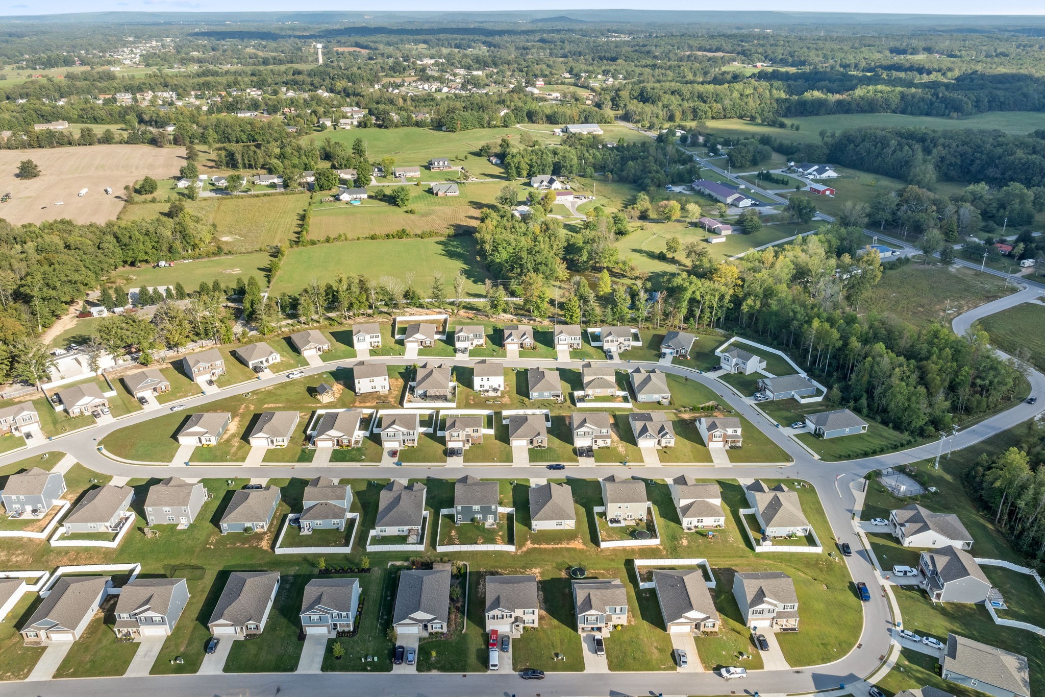312 Oliver Way Baxter, TN 38544 - Photo 30 of 33 an aerial view of residential houses with outdoor space