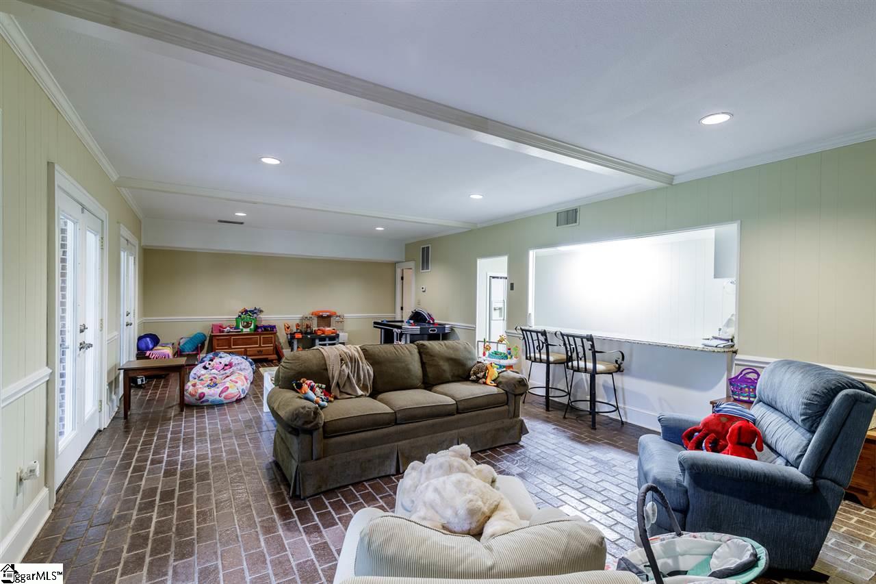 116 Collins Creek Road Greenville, SC 29607 - Photo 29 of 34 Cool, durable brick floor!