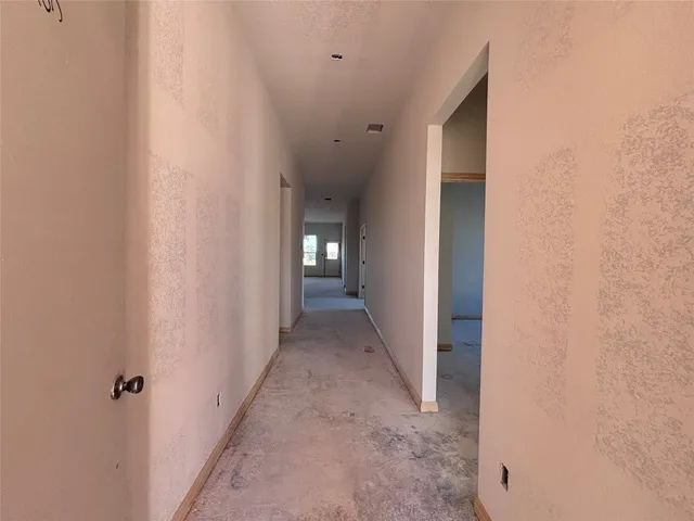 a view of a elevator and a mirror