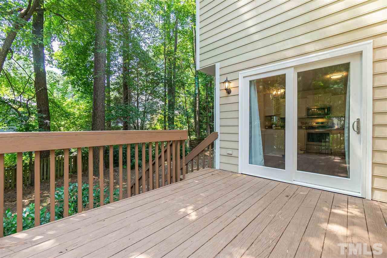 3 Bay Ridge Court Durham, NC 27713 - Photo 15 of 25 Grilling on the rear deck is easy with direct access to the kitchen!