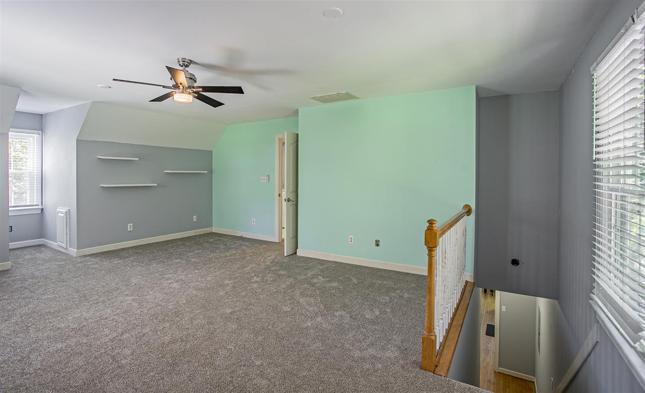 11503 South Lowell Road Bahama, NC 27503 - Photo 15 of 30 Home has two staircases, one from the bonus room to kitchen, and the other is from the front door entry way to the upstairs hall. Large Flex Space or Bonus Room?