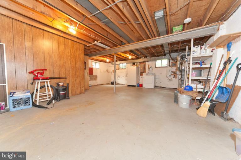 4808 Rim Rock Road Rockville, MD 20853 - Photo 22 of 23 Unfinished Basement with Workroom