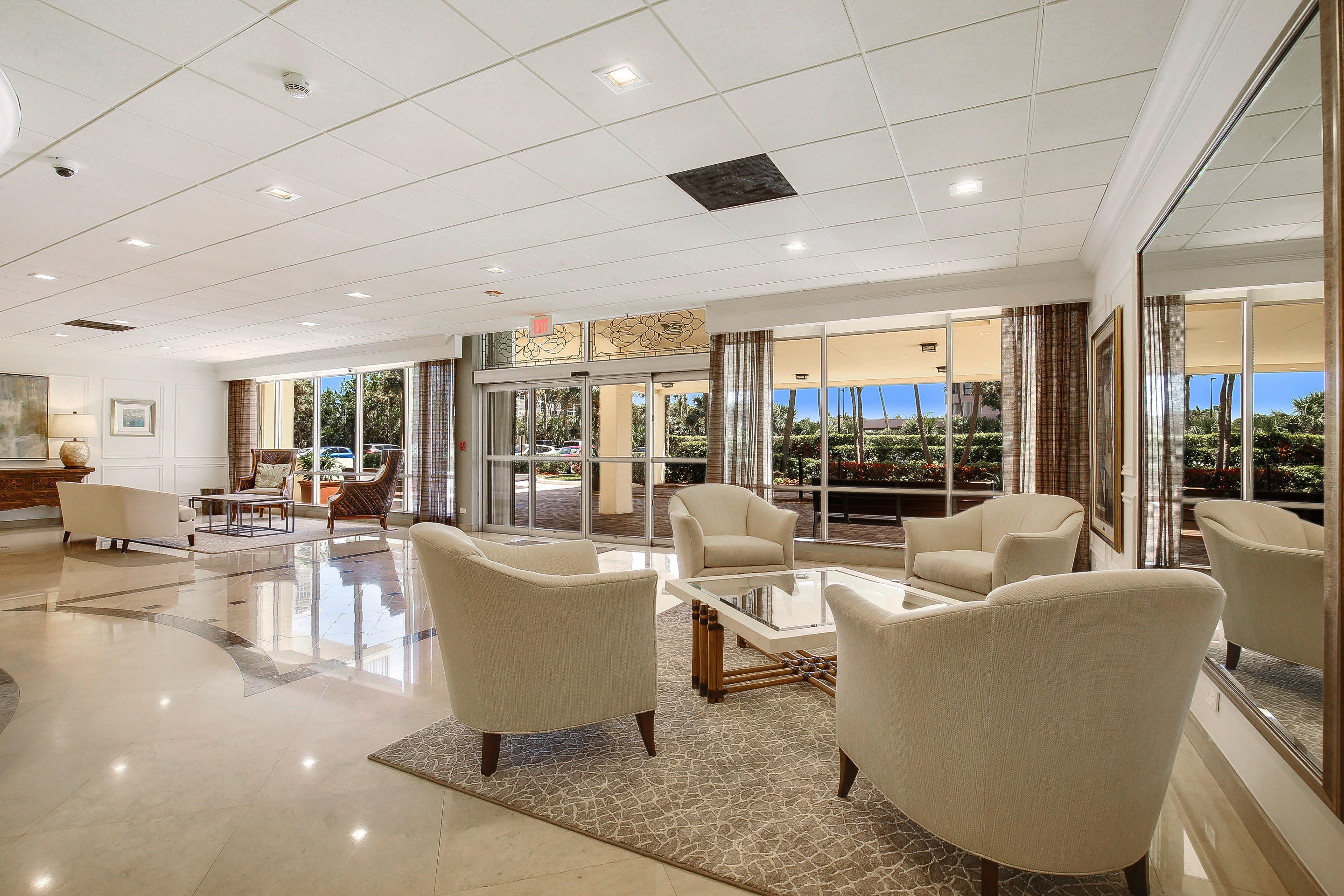 2121 North Ocean Boulevard, Unit 906E Boca Raton, FL 33431 - Photo 19 of 51 NEWLY FURNISHED LOBBY