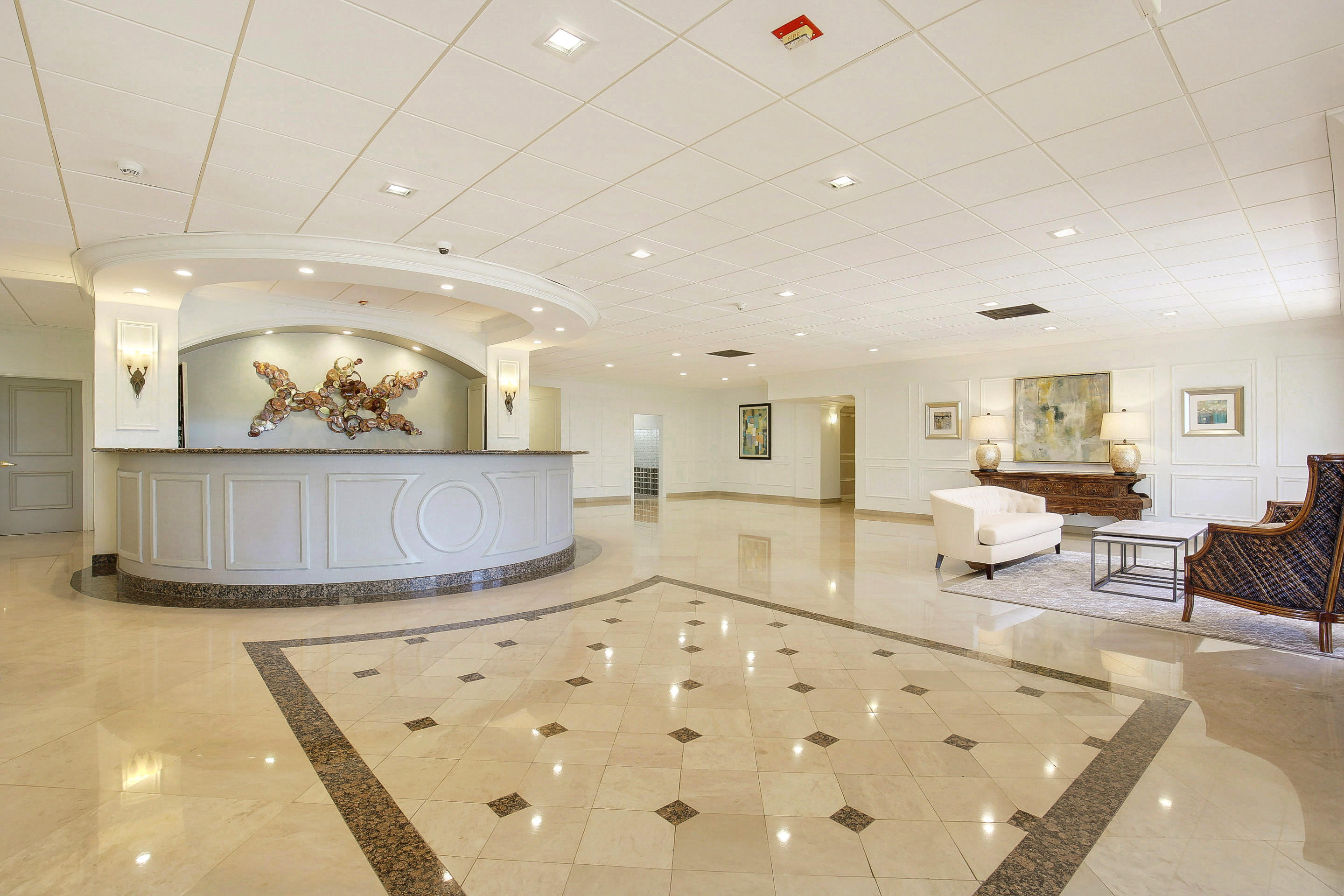 2121 North Ocean Boulevard, Unit 906E Boca Raton, FL 33431 - Photo 20 of 51 AMAZING LOBBY