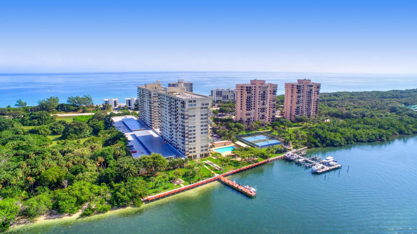 2121 North Ocean Boulevard, Unit 906E Boca Raton, FL 33431 - Photo 51 of 51 BOCA TOWERS AERIAL6