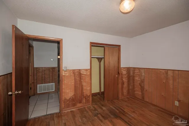 wooden floor in an empty room