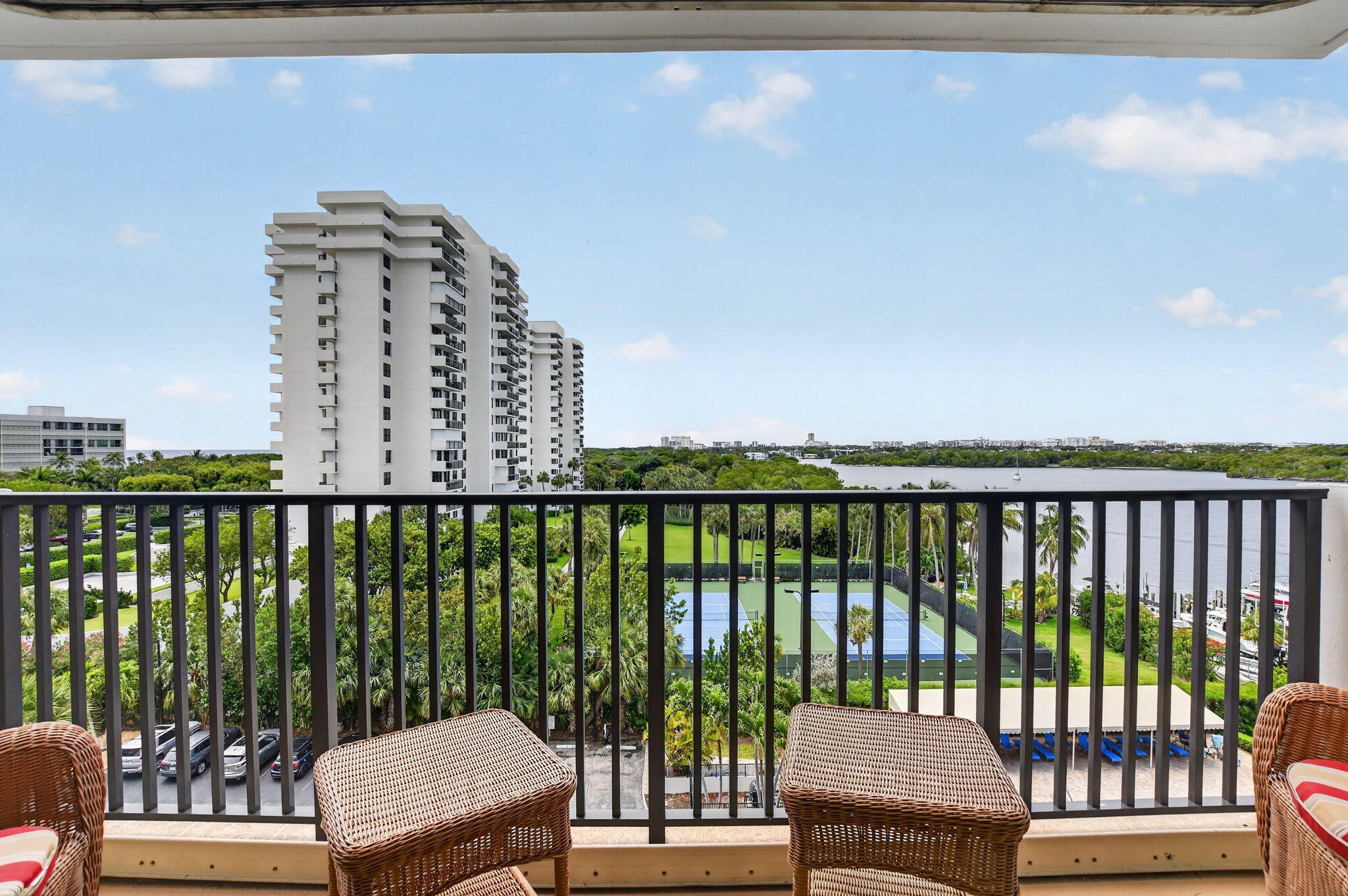 2121 North Ocean Boulevard, Unit 705W Boca Raton, FL 33431 - Photo 3 of 51 Intracoastal Balcony View