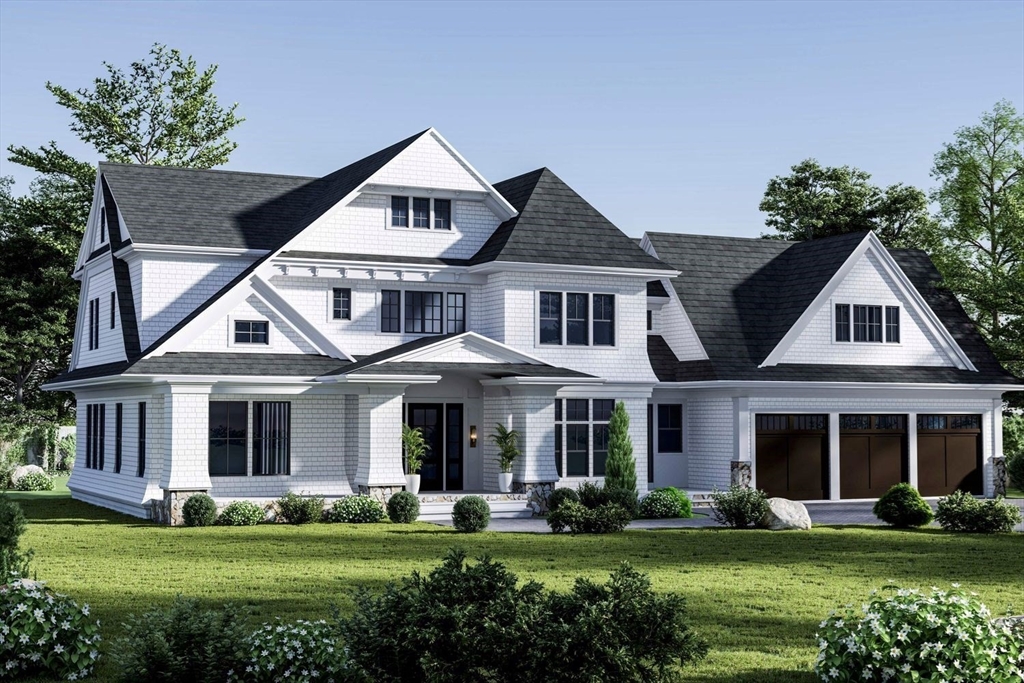 211 Stratford Road Needham, MA 02492 - Photo 1 of 32 front view of a house with a yard