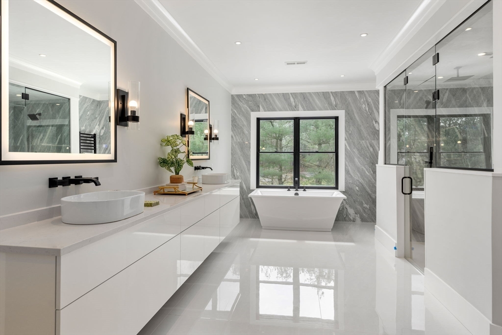 211 Stratford Road Needham, MA 02492 - Photo 23 of 32 a living room with furniture and large windows