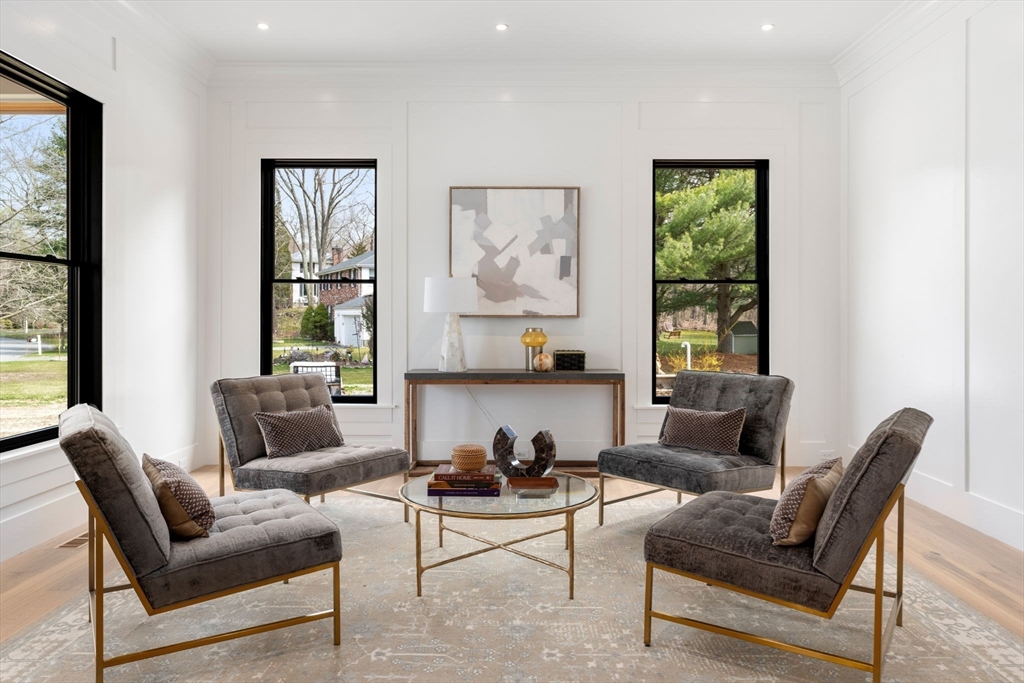 211 Stratford Road Needham, MA 02492 - Photo 4 of 32 a living room with furniture and a large window