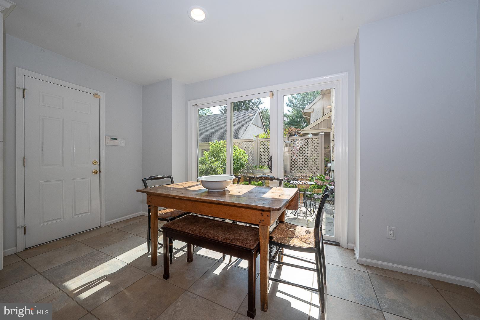 431 Waynesbrooke Road Berwyn, PA 19312 - Photo 22 of 63 a view of a dining room with furniture window and outside view