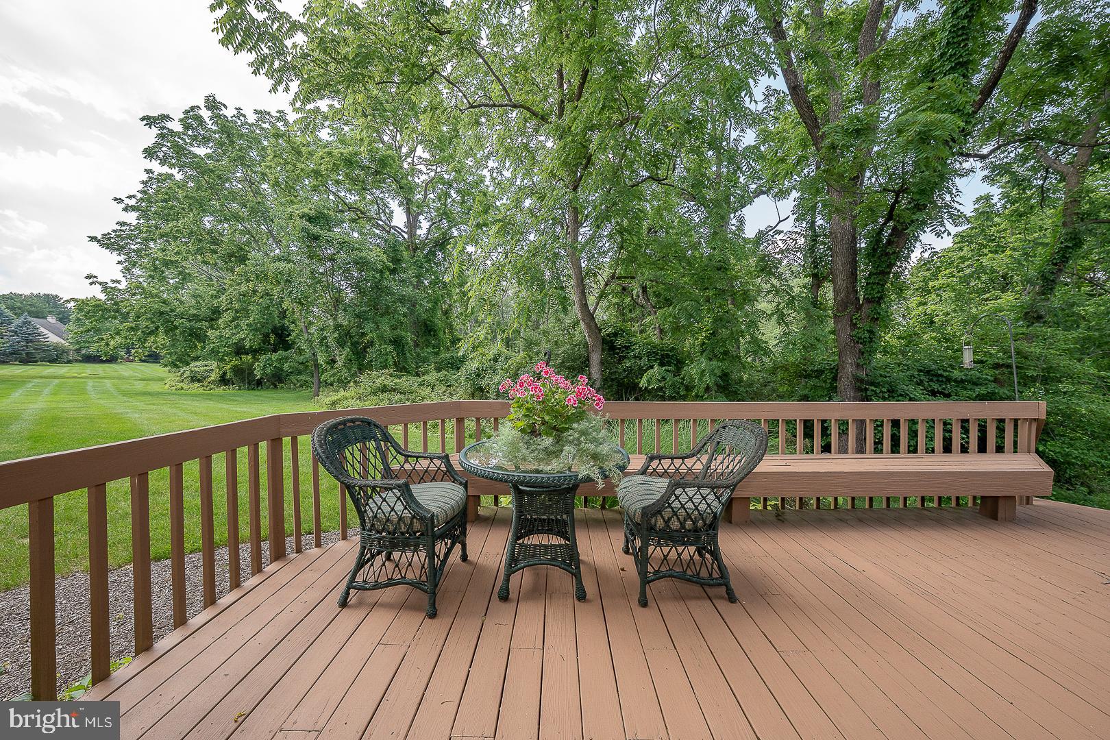 431 Waynesbrooke Road Berwyn, PA 19312 - Photo 50 of 63 a view of balcony with furniture and trees
