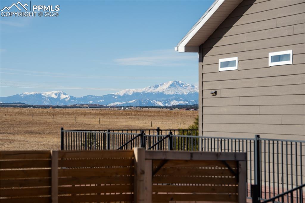24965 Cave Spg Trail Elbert, CO 80106 - Photo 30 of 50 a view of a balcony with ocean view