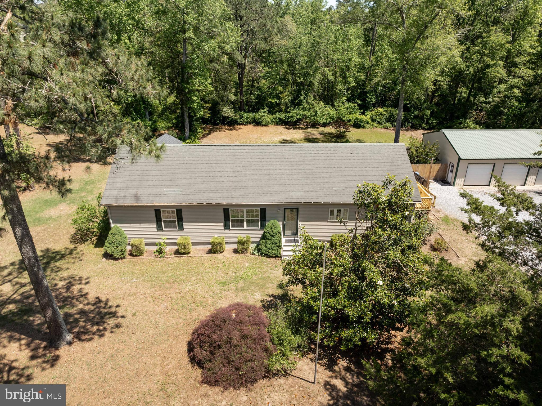 6635 Libertytown Road Berlin, MD 21811 - Photo 80 of 88 an aerial view of a house with yard and tree s