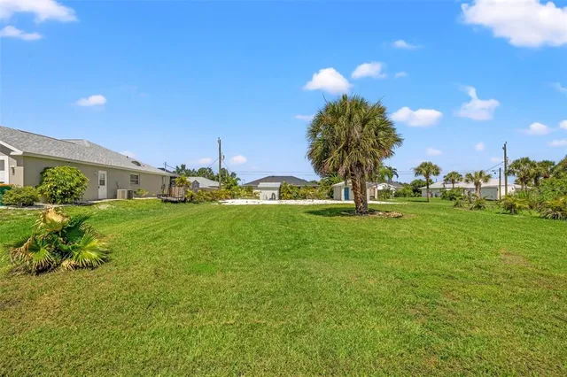 a view of a green field