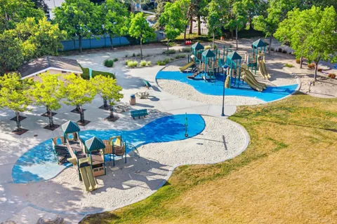 a view of a garden