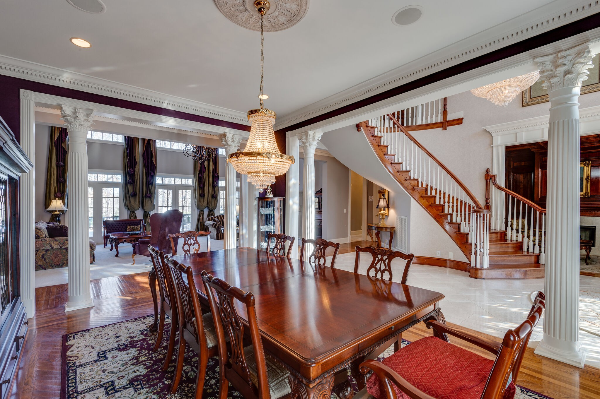 2295 Gideon Road Greenbrier, TN 37073 - Photo 12 of 48 a view of a dining room with furniture window and wooden floor