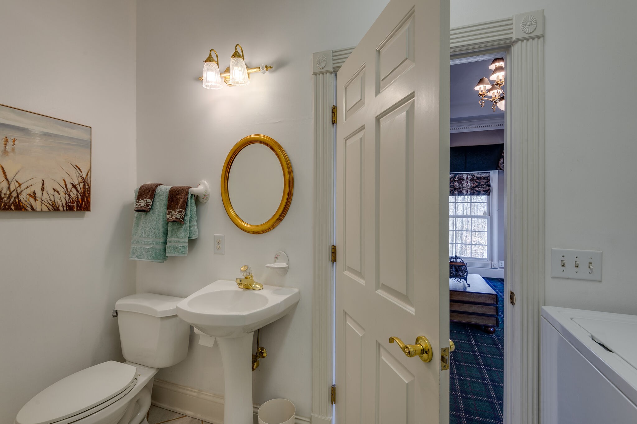 2295 Gideon Road Greenbrier, TN 37073 - Photo 19 of 48 a bathroom with a toilet sink and mirror