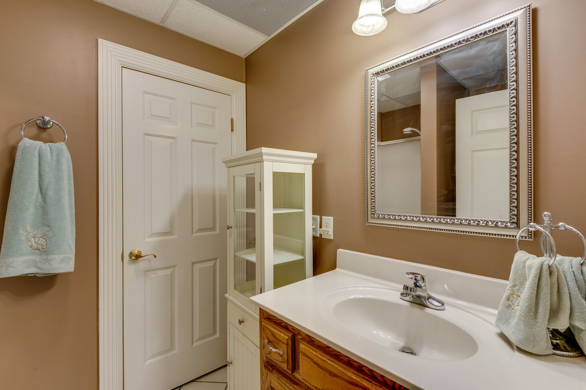 2295 Gideon Road Greenbrier, TN 37073 - Photo 42 of 48 a bathroom with a sink vanity and a mirror