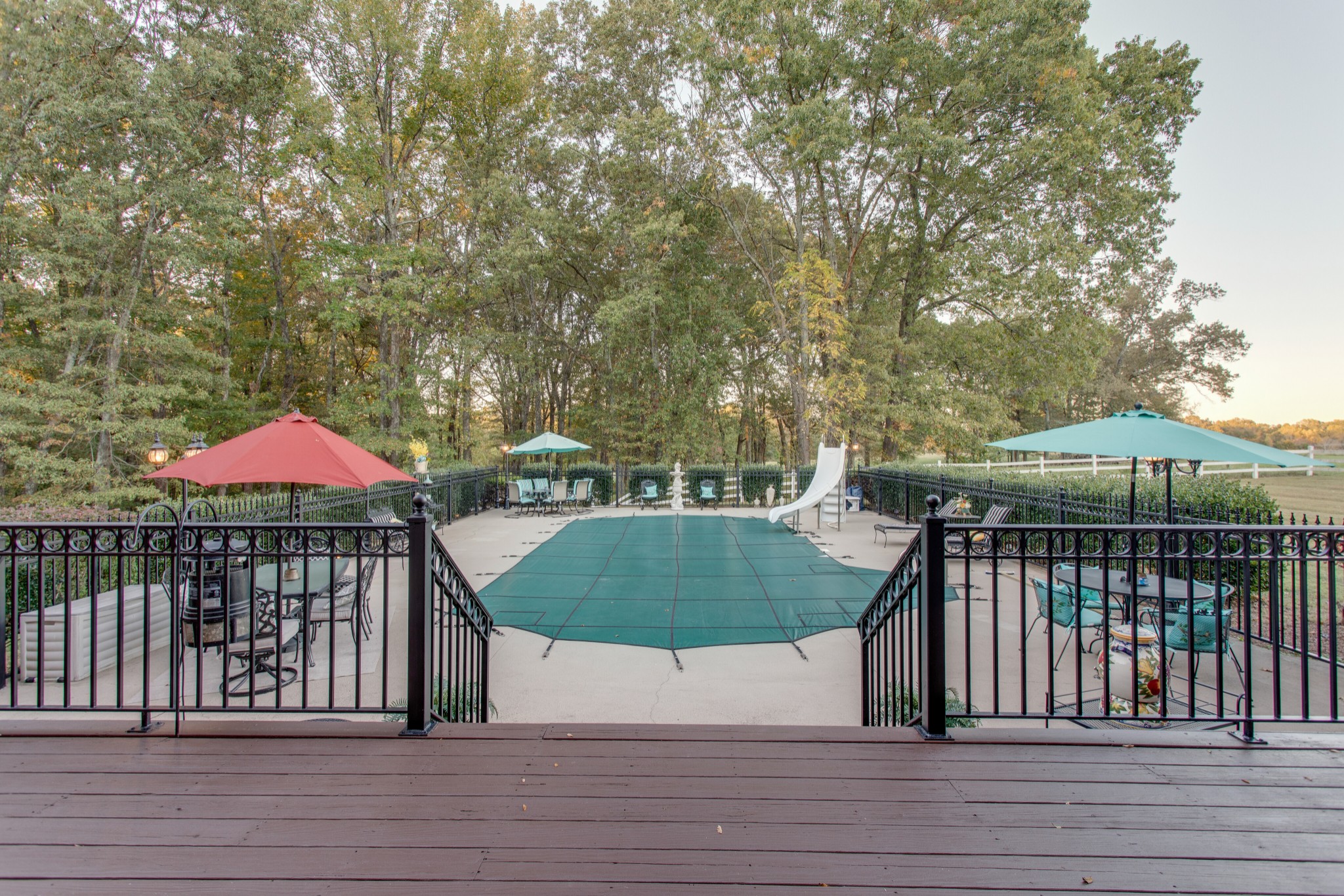 2295 Gideon Road Greenbrier, TN 37073 - Photo 46 of 48 a view of a wooden deck and a yard