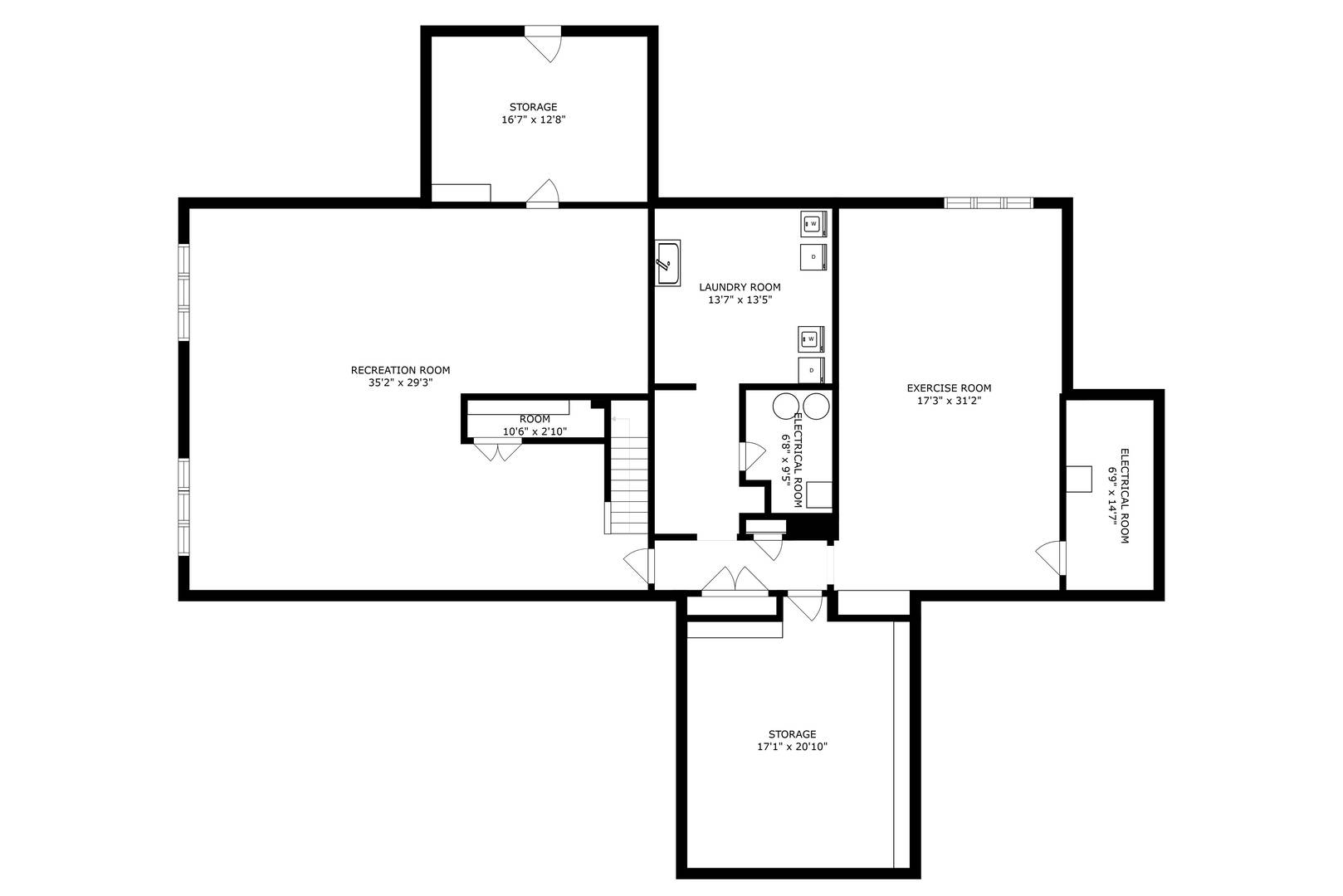 520 Forest Cove Road Lake Bluff, IL 60044 - Photo 48 of 48 a picture of a floor plan