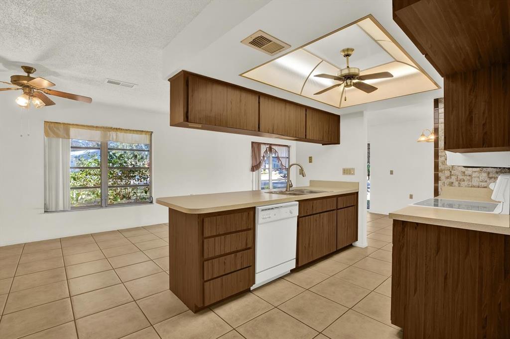 8410 Elgin Drive Port Richey, FL 34668 - Photo 14 of 37 a kitchen with a sink cabinets and window