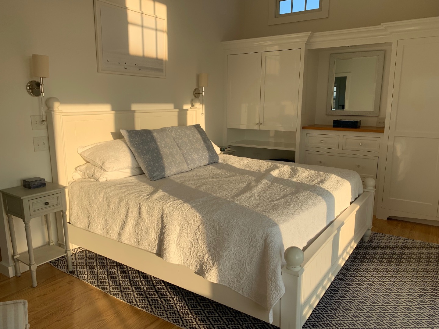 22 Sheep Pond Road Nantucket, MA 02554 - Photo 16 of 27 a bedroom with a bed and a window